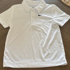 Nike Kids White Polo Shirt